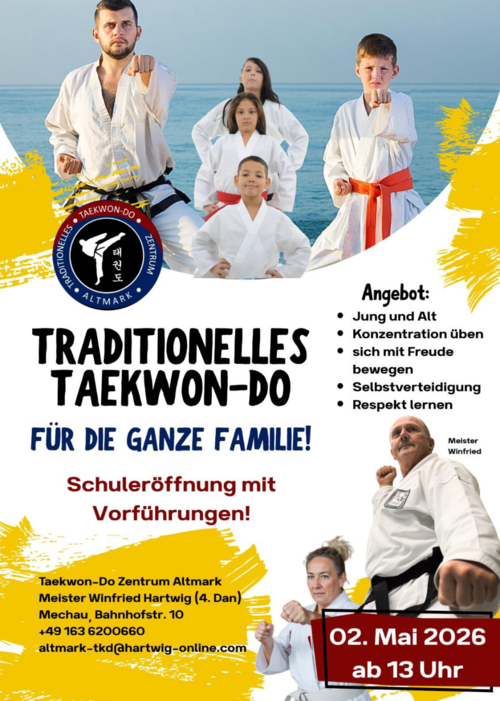 Schuleröffnung Taekwon-Do Altmark Zentrum mit Vorführungen