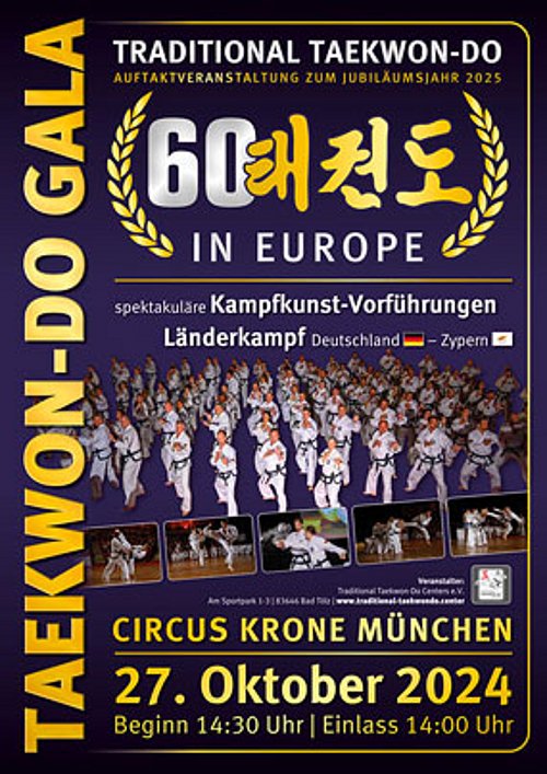 Poster der Galaveranstaltung im Circus Krone